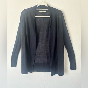 LOFT Navy Blue Long Cardigan – Women’s Size Small
